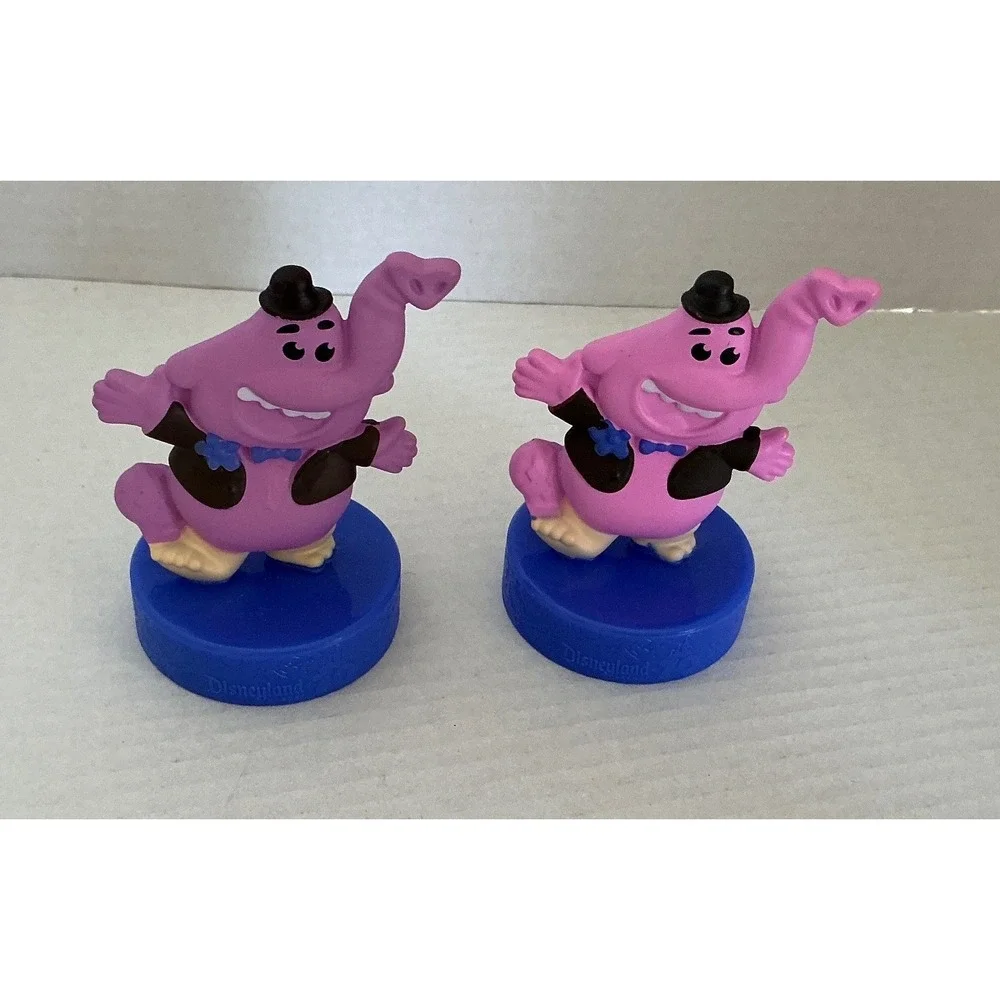 Disney Bing Bong Inside Out Bottle Topper Figure Set of 2 Disneyland Pixar Purpl
